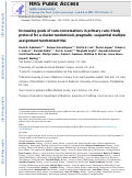 Cover page: Increasing goals of care conversations in primary care: Study protocol for a cluster randomized, pragmatic, sequential multiple assignment randomized trial.