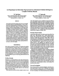 Cover page: An Experiment to Determine Improvements in Automated Problem Solving in a Complex Problem Domain