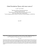 Cover page: Chiral perturbation theory with tensor sources