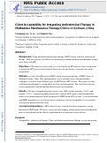 Cover page: Client Acceptability for Integrating Antiretroviral Therapy in Methadone Maintenance Therapy Clinics in Sichuan, China