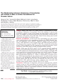 Cover page: The Relationship between Intolerance of Uncertainty and Anxiety in Men on Active Surveillance for Prostate Cancer