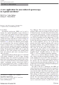 Cover page: A new application for near-infrared spectroscopy in regional anesthesia?