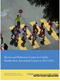 Cover page: Bicycle and Pedestrian Counts in Cudahy: Results from Automated Counts in 2013-2014