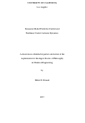 Cover page: Economic Model Predictive Control and Nonlinear Control Actuator Dynamics