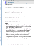 Cover page: Broad autism spectrum and obsessive–compulsive symptoms in adults with the fragile X premutation