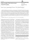 Cover page: Yellow oleander (Thevetia peruviana) toxicosis in 4 goats.