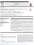 Cover page: Clinical and genetic risk factors for aromatase inhibitor-associated arthralgia in breast cancer survivors