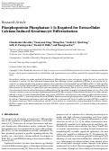 Cover page: Phosphoprotein Phosphatase 1 Is Required for Extracellular Calcium-Induced Keratinocyte Differentiation