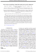 Cover page: Facile Control of Liquid-Rope Coiling With Tunable Electric Field Configuration