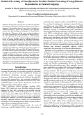 Cover page: Statistical Learning of Nonadjacencies Predicts On-line Processing of Long-Distance Dependencies in Natural Language