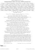 Cover page: Maximum likelihood analysis of low energy CDMS II germanium data
