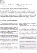 Cover page: Development of a Real-Time PCR Assay for Identification of Coccidioides immitis by Use of the BD Max System