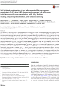 Cover page: Self-initiated continuation of and adherence to HIV pre-exposure prophylaxis (PrEP) after PrEP demonstration project roll-off in men who have sex with men: associations with risky decision making, impulsivity/disinhibition, and sensation seeking