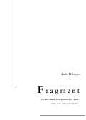 Cover page: Fragment