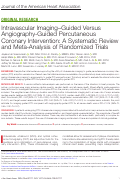 Cover page: Intravascular Imaging-Guided Versus Angiography-Guided Percutaneous Coronary Intervention: A Systematic Review and Meta-Analysis of Randomized Trials.