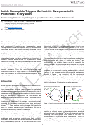 Cover page: Indole Nucleophile Triggers Mechanistic Divergence in Ni‐Photoredox N–Arylation