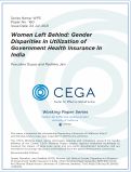 Cover page: Women Left Behind: Gender Disparities in Utilization of Government Health Insurance in India