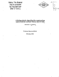 Cover page: A subquadratic algorithm for constructing approximately optimal binary search trees