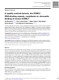 Cover page: A rapidly evolved domain, the SCML2 DNA-binding repeats, contributes to chromatin binding of mouse SCML2†