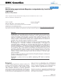 Cover page: Automating approximate Bayesian computation by local linear regression