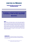 Cover page of The Challenge of Transparency: A Review of the Regulations Governing Access to Public Information in Mexican States