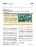 Cover page: Time-Resolved Linear Dichroism Measurements of Carbonmonoxy Myoglobin as a Probe of the Microviscosity in Crowded Environments