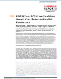 Cover page: PPIP5K2 and PCSK1 are Candidate Genetic Contributors to Familial Keratoconus