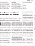 Cover page: Network science on belief system dynamics under logic constraints