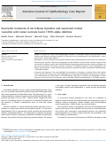 Cover page: Successful treatment of necrobiosis lipoidica and associated retinal vasculitis with tumor necrosis factor (TNF)-alpha inhibitor.