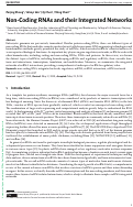 Cover page: Non-Coding RNAs and their Integrated Networks.