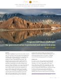 Cover page: Progress and future challenges for geoconservation in protected and conserved areas