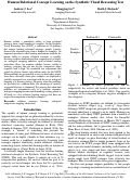 Cover page: Human Relational Concept Learning on the Synthetic Visual Reasoning Test