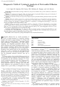 Cover page: Diagnostic Yield of Cytologic Analysis of Pericardial Effusion in Dogs