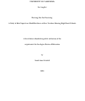 Cover page: Thriving, Not Just Surviving: A Study of How Supervisors Build Resilience in New Teachers Entering High-Needs Schools