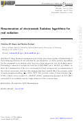 Cover page: Resummation of electroweak Sudakov logarithms for real radiation