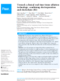 Cover page: Toward a clinical real time tissue ablation technology: combining electroporation and electrolysis (E2)