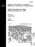 Cover page: Final-state interactions and s-quark helicity conservation in B -&gt; J/psi K*