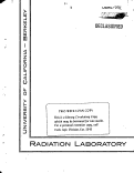 Cover page: HEATS OF REACTIONS OF SOME OXIDES OF AMERICIUM AND PRASEO-DYMIUM WITH NITRIC ACID AND AN ESTIMATE OF THE POTENTIALS OF THE Am(III)-Am(IV) AND Pr(III)-Pr(IV) COUPLES