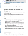 Cover page: Short term outcomes of hip arthroscopy on hip joint mechanics and cartilage health in patients with femoroacetabular impingement syndrome