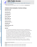 Cover page: Unilateral vortex keratopathy of unknown etiology.