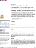 Cover page: Sports safety matting diminishes cardiopulmonary resuscitation quality and increases rescuer perceived exertion