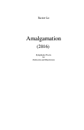 Cover page: Amalgamation