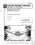 Cover page: Beam Impedance of a Split Cylinder