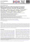 Cover page: Reference genome of the long-jawed orb-weaver, Tetragnatha versicolor (Araneae: Tetragnathidae)