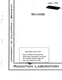 Cover page: THE ABSORPTION SPECTRUM OF AMERICIUM
