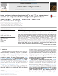 Cover page: Intra- and inter-individual variation in δ13C and δ15N in human dental calculus and comparison to bone collagen and apatite isotopes