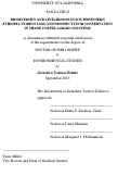 Cover page: Biodiversity And Livelihoods In Southwestern Ethiopia: Forest Loss And Prospects For Conservation In Shade Coffee Agroecosystems