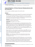 Cover page: Surgical Predictors of Clinical Outcomes After Revision Anterior Cruciate Ligament Reconstruction