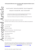 Cover page: Self‐reported olfactory loss associates with outpatient clinical course in COVID‐19