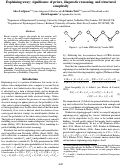 Cover page: Explaining away: significance of priors, diagnostic reasoning, and structuralcomplexity